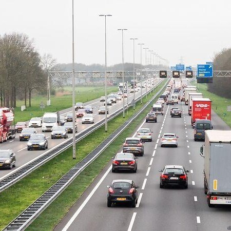 Afbeelding weg verbreding A1 Apeldoorn-Azelo versneld